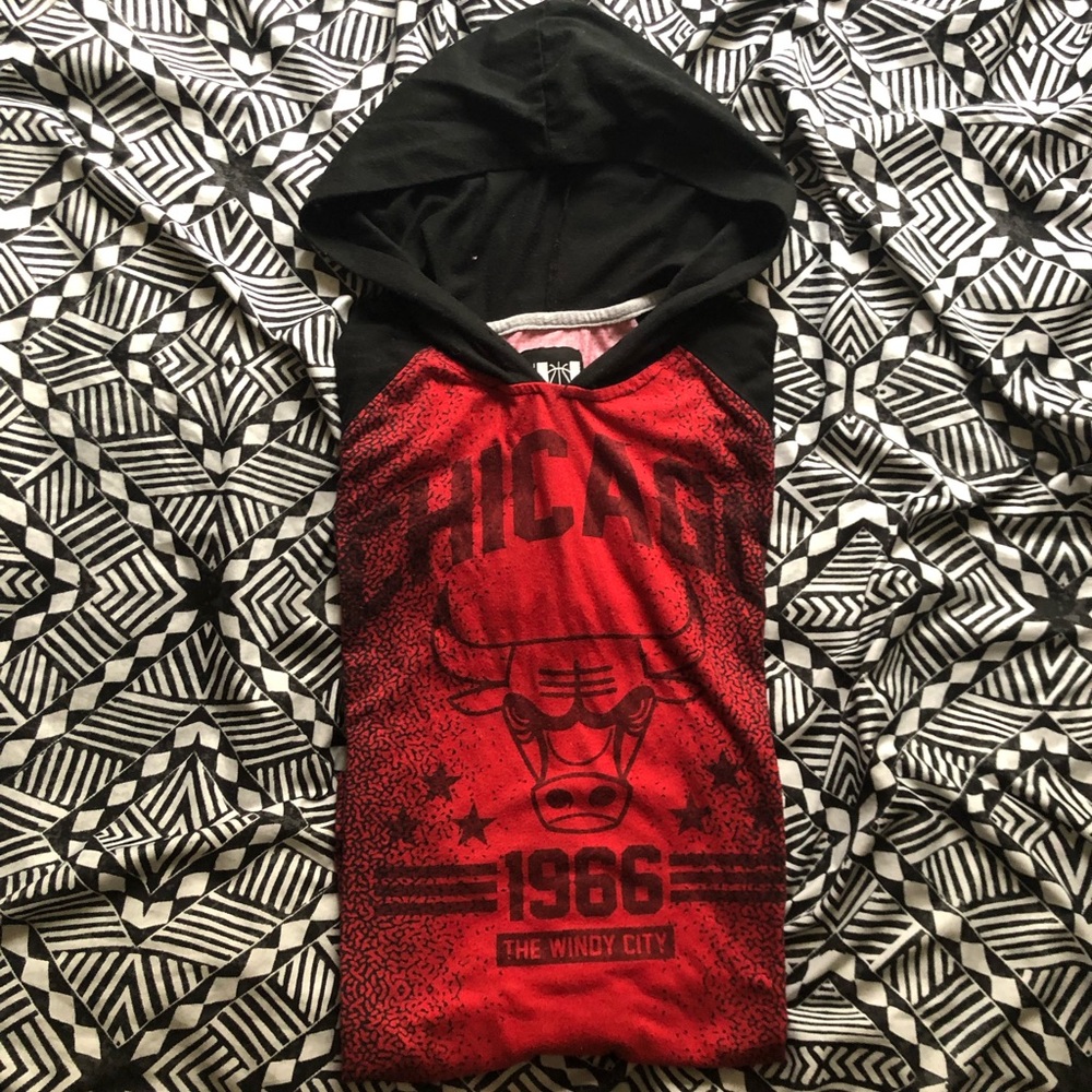 Chicago Bulls “Windy City “ Hoodie T-shirt